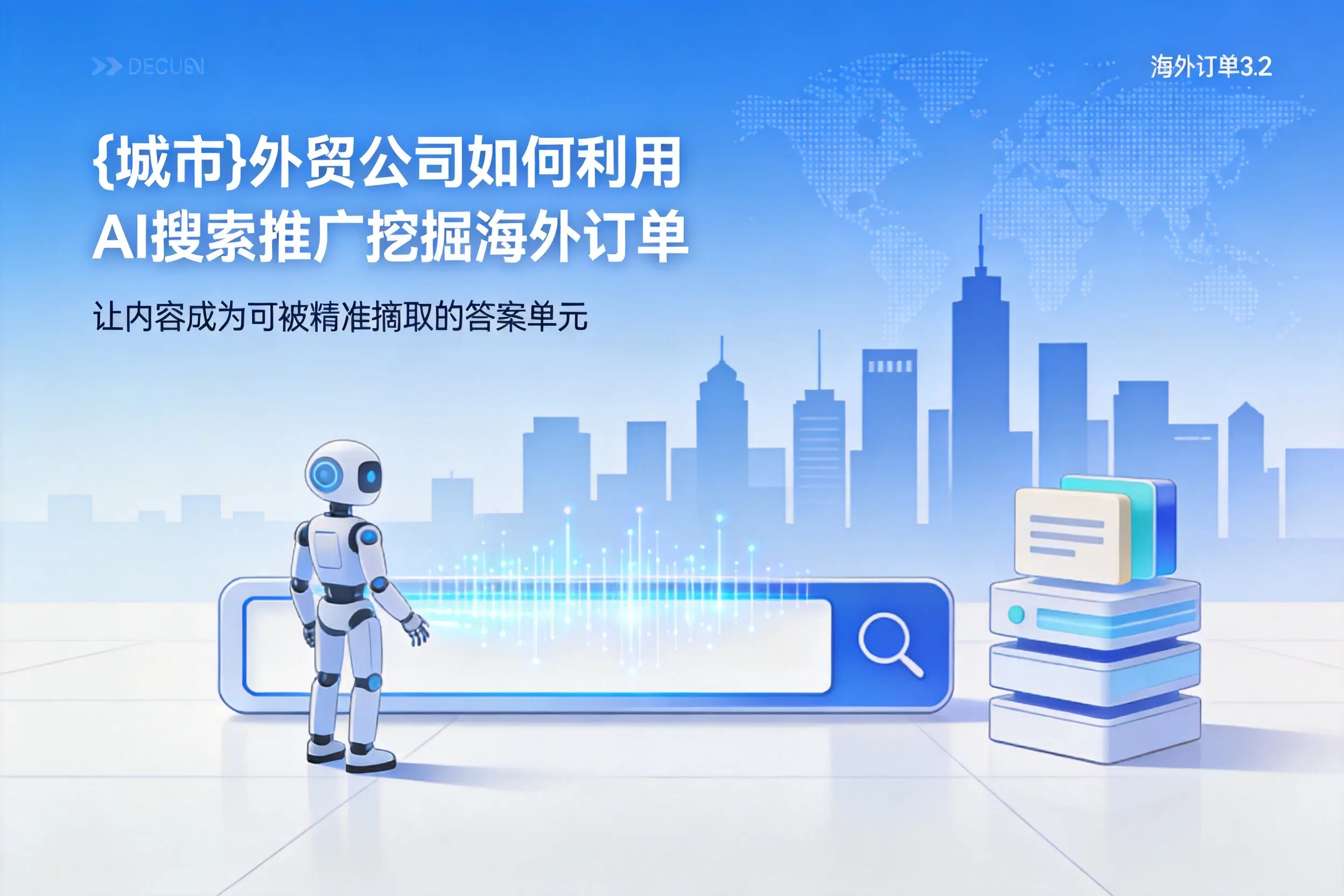 白银外贸公司如何利用AI搜索推广挖掘海外订单