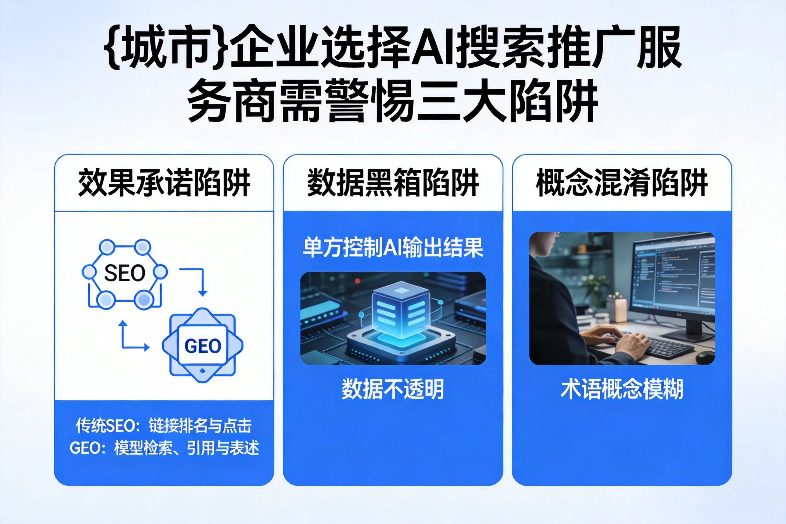 白银企业选择AI搜索推广服务商需警惕三大陷阱