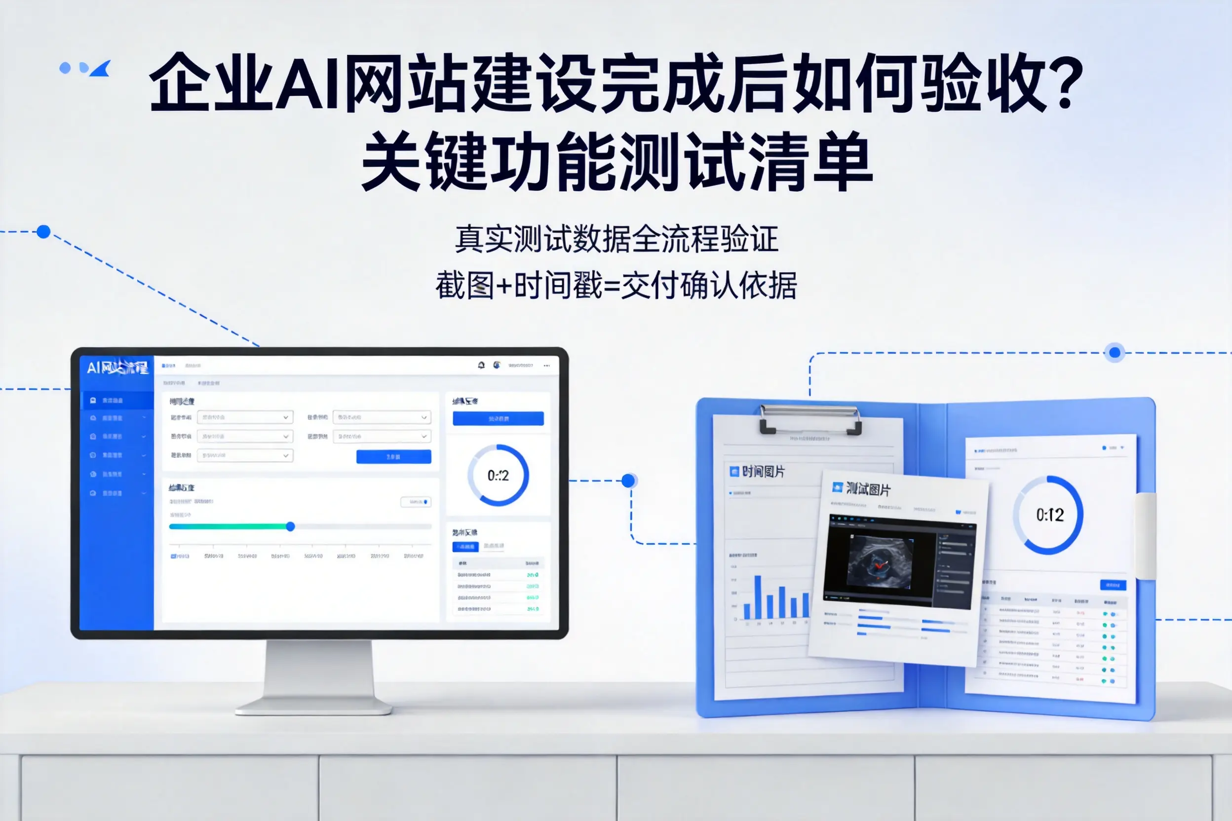 白银企业AI网站建设完成后如何验收？关键功能测试清单